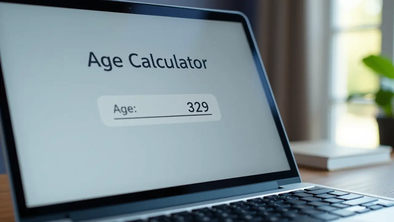 Dokładny kalkulator wieku na podstawie daty urodzenia.