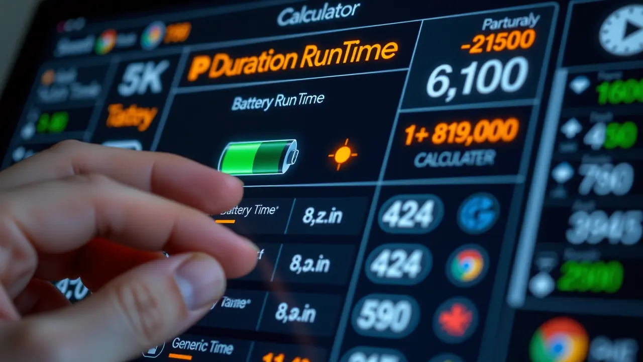 Oblicz czas pracy akumulatora dla Twoich urządzeń