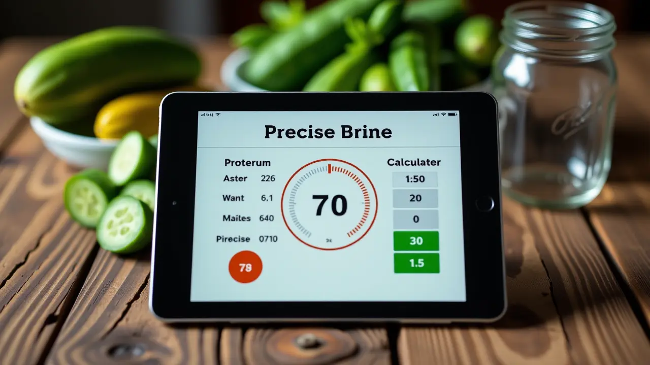 Kalkulator Solanki do Kiszenia Ogórków