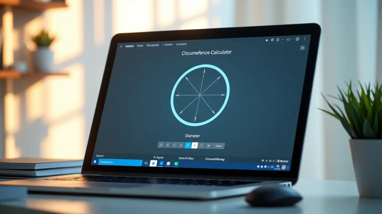 Kalkulator średnicy okręgu z obwodu