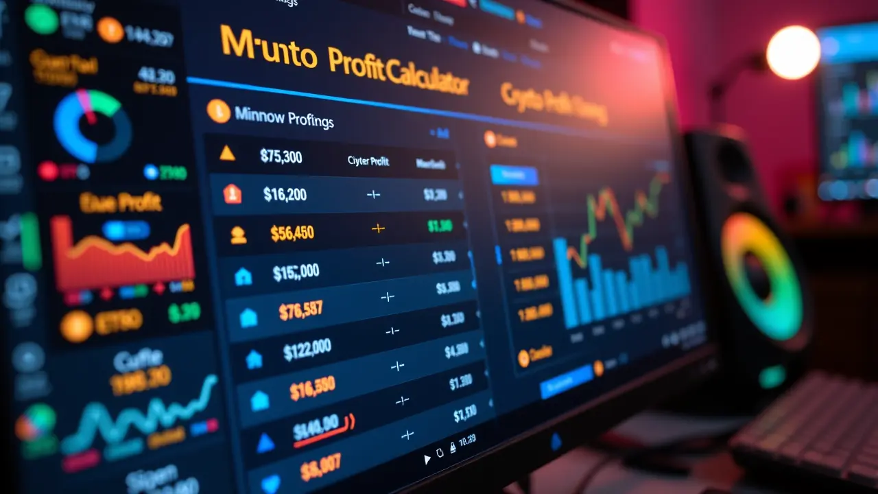 Kalkulator kopania kryptowalut: Oblicz zysk i rentowność.