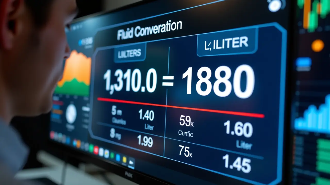 Przelicz m3 na litry – Kalkulator objętości online