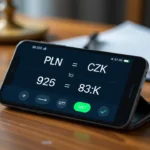 Aktualny kurs korony czeskiej i przelicznik PLN na CZK