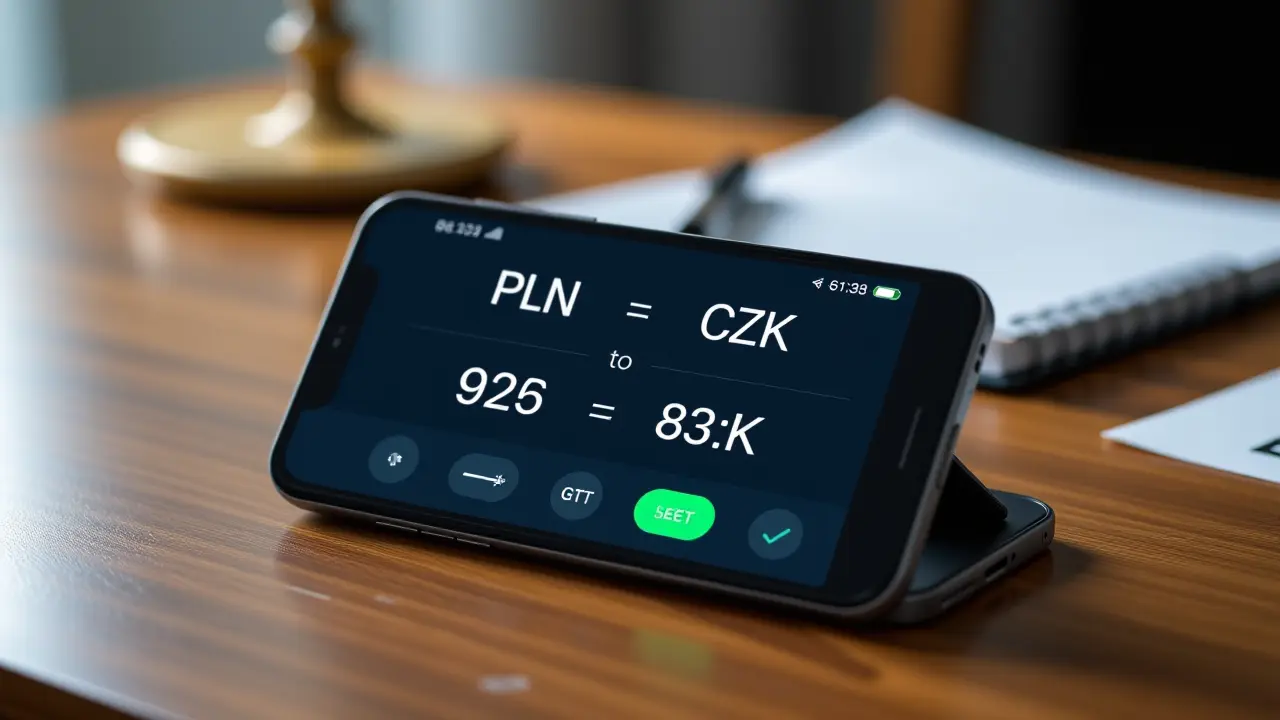 Aktualny kurs korony czeskiej i przelicznik PLN na CZK