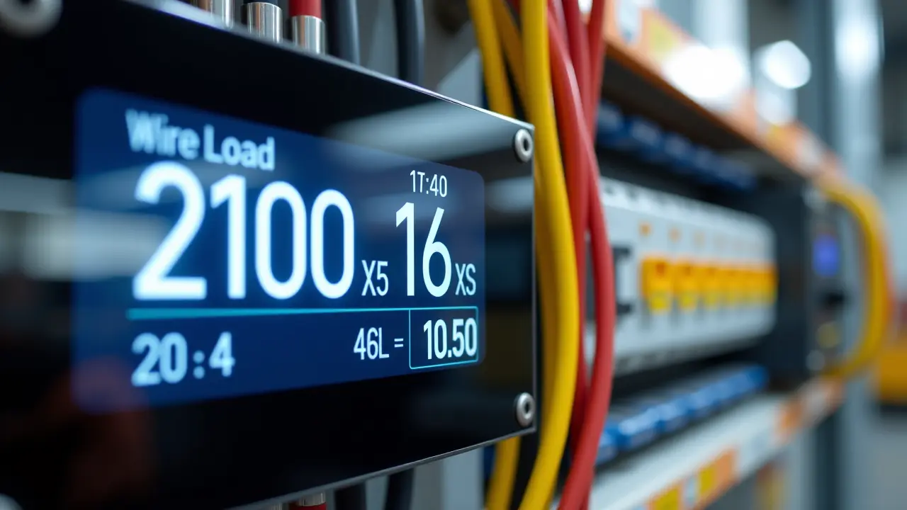 Kalkulator obciążenia przewodów elektrycznych