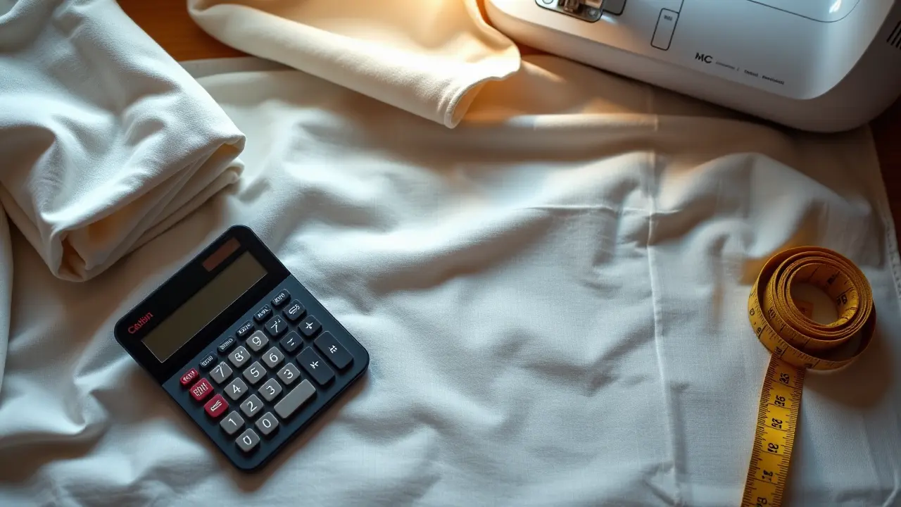 Obliczanie zużycia tkaniny do szycia na projekt