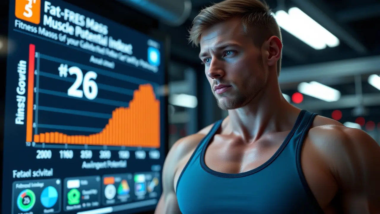 Kalkulator FFMI – Wskaźnik Masy Beztłuszczowej Online