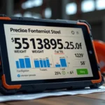 Kalkulator wagi stali zbrojeniowej do projektów budowlanych