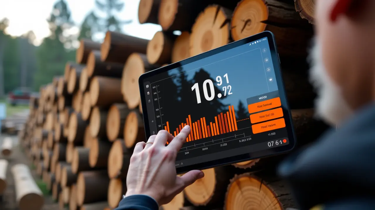 Online kalkulator objętości drewna M³